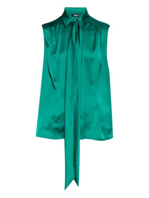 tie-fastening blouse by VERSACE