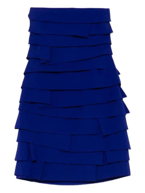 tiered-design mini dress by VERSACE