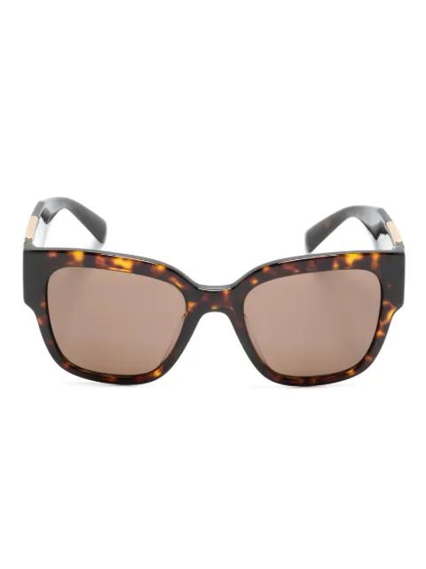 tortoiseshell-effect square-frame sunglasses by VERSACE