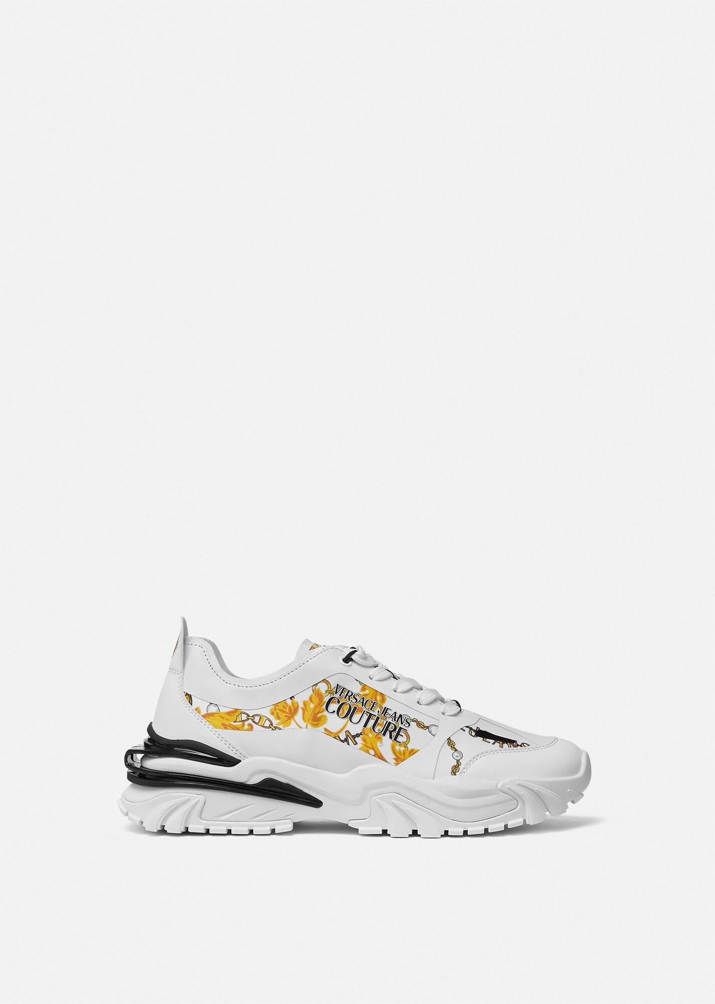 trail trek chain couture sneakers by VERSACE