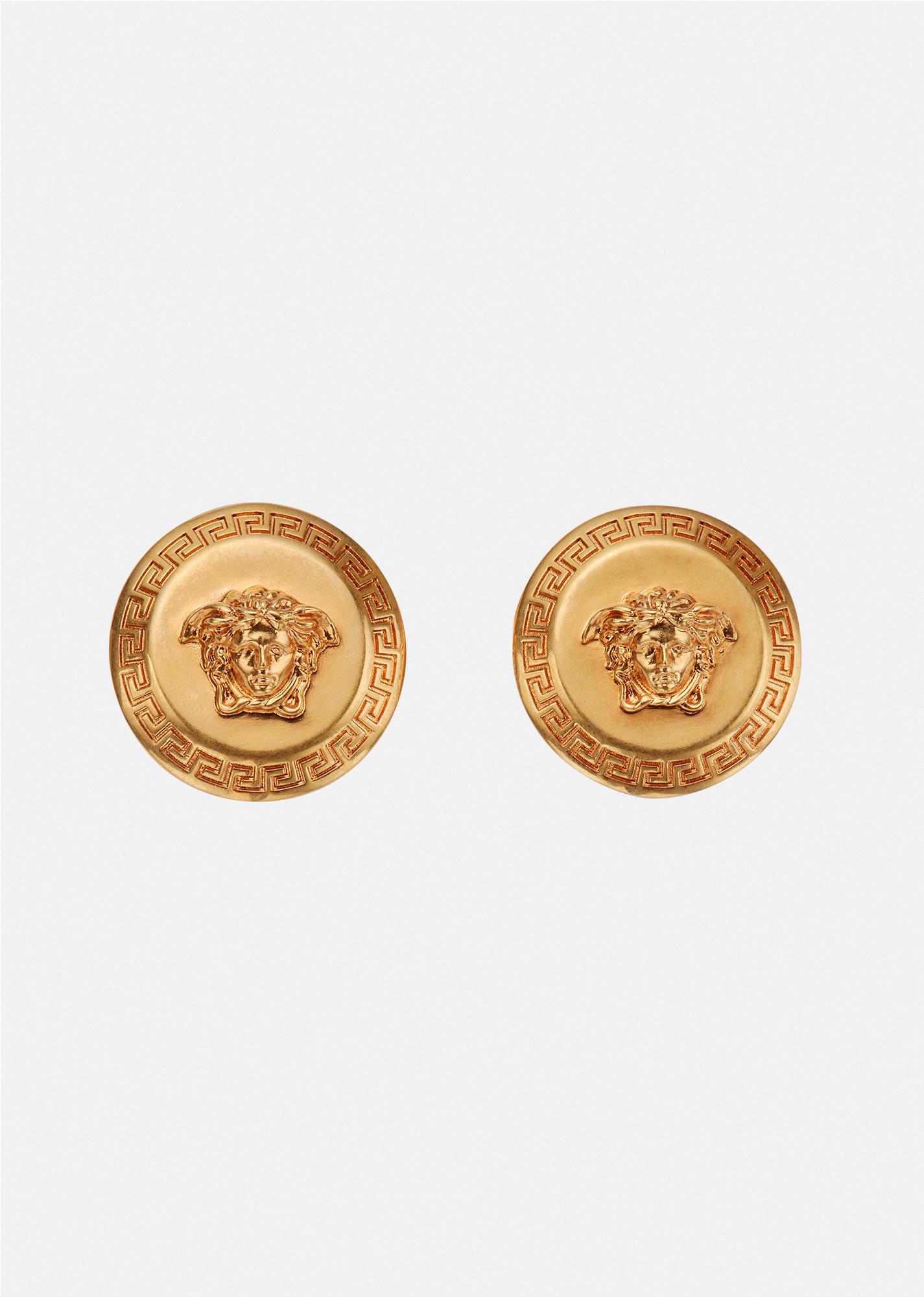 tribute medusa earrings by VERSACE