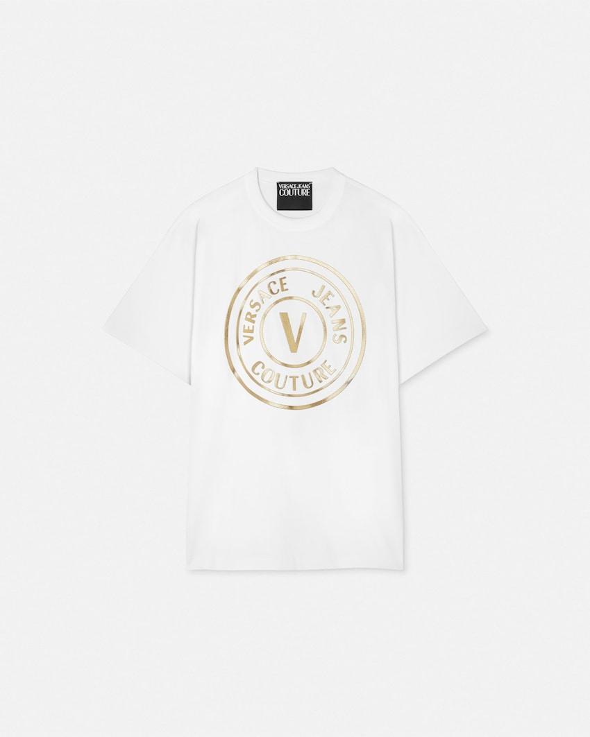 v-emblem regular-fit t-shirt by VERSACE