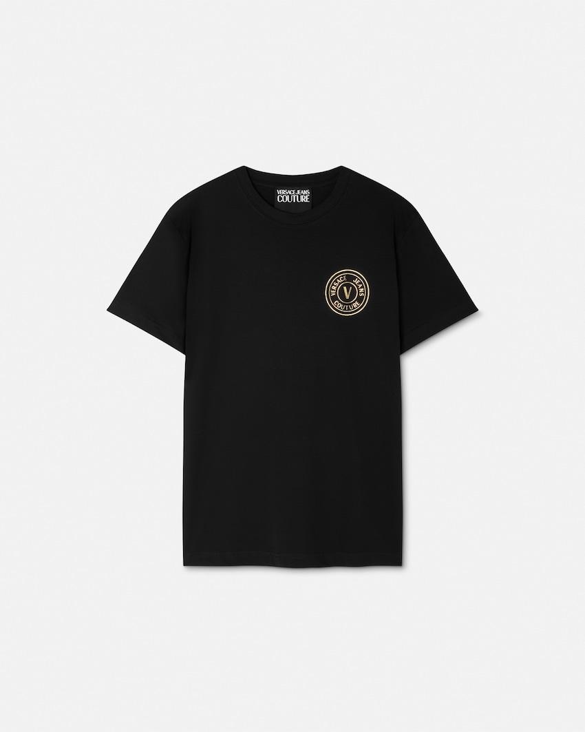 v-emblem slim-fit t-shirt by VERSACE