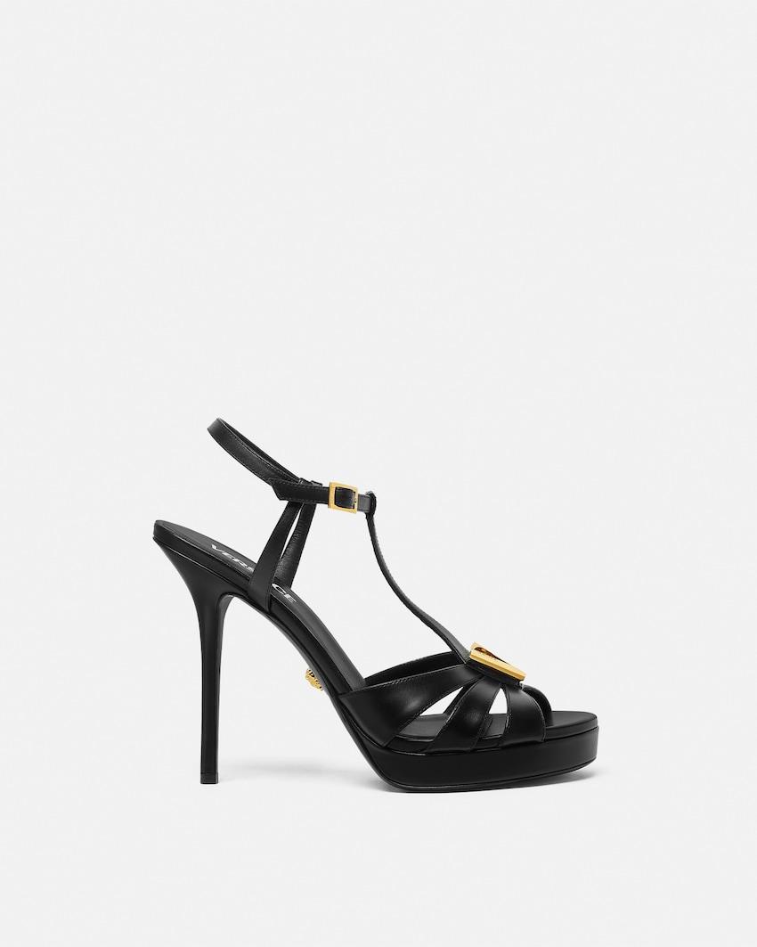 v leather sandals 115 mm by VERSACE