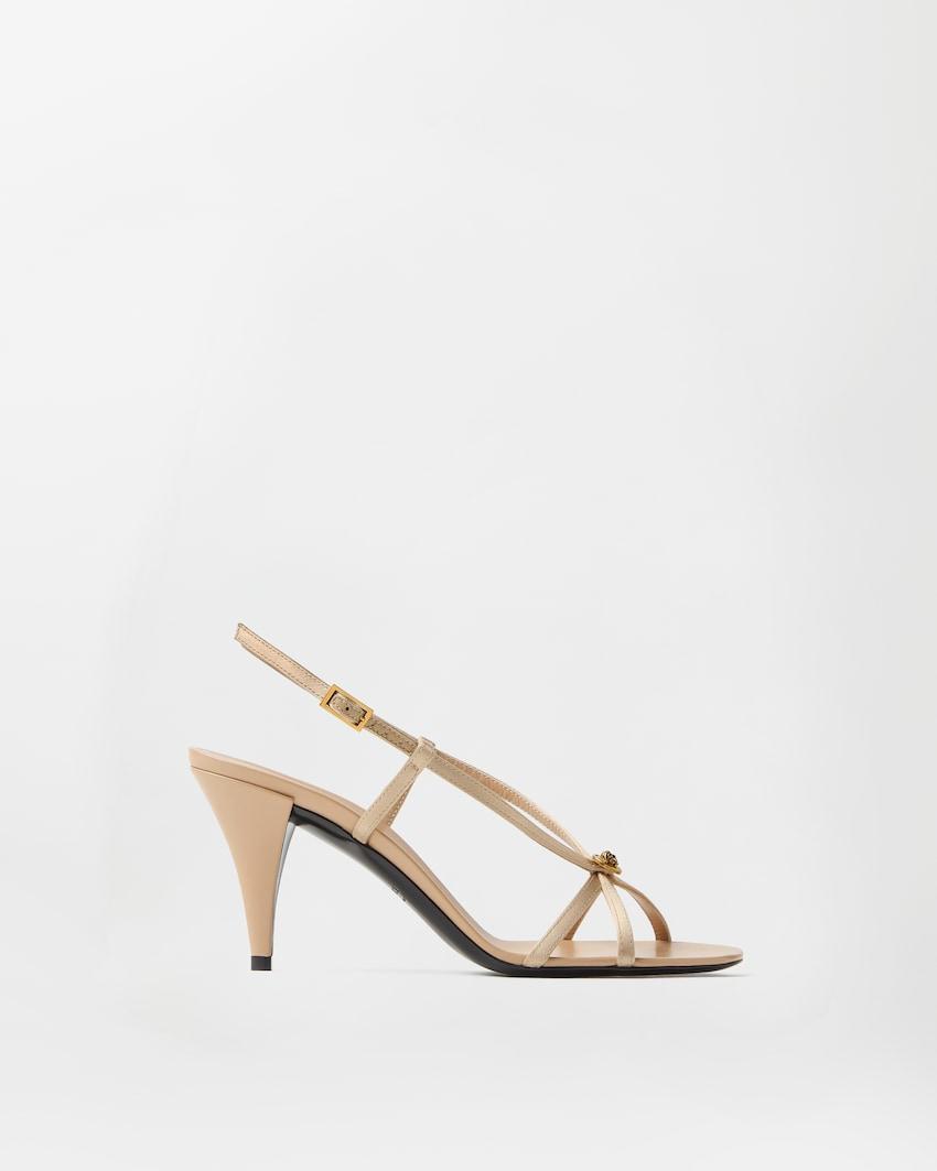 valentina satin sandals 80 mm by VERSACE