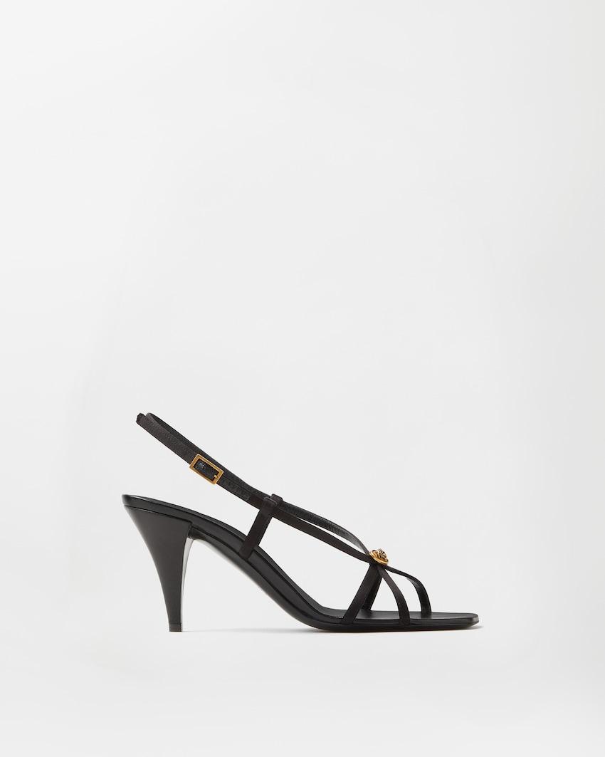 valentina satin sandals 80 mm by VERSACE