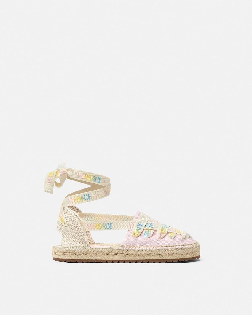 versace logo kids espadrilles by VERSACE