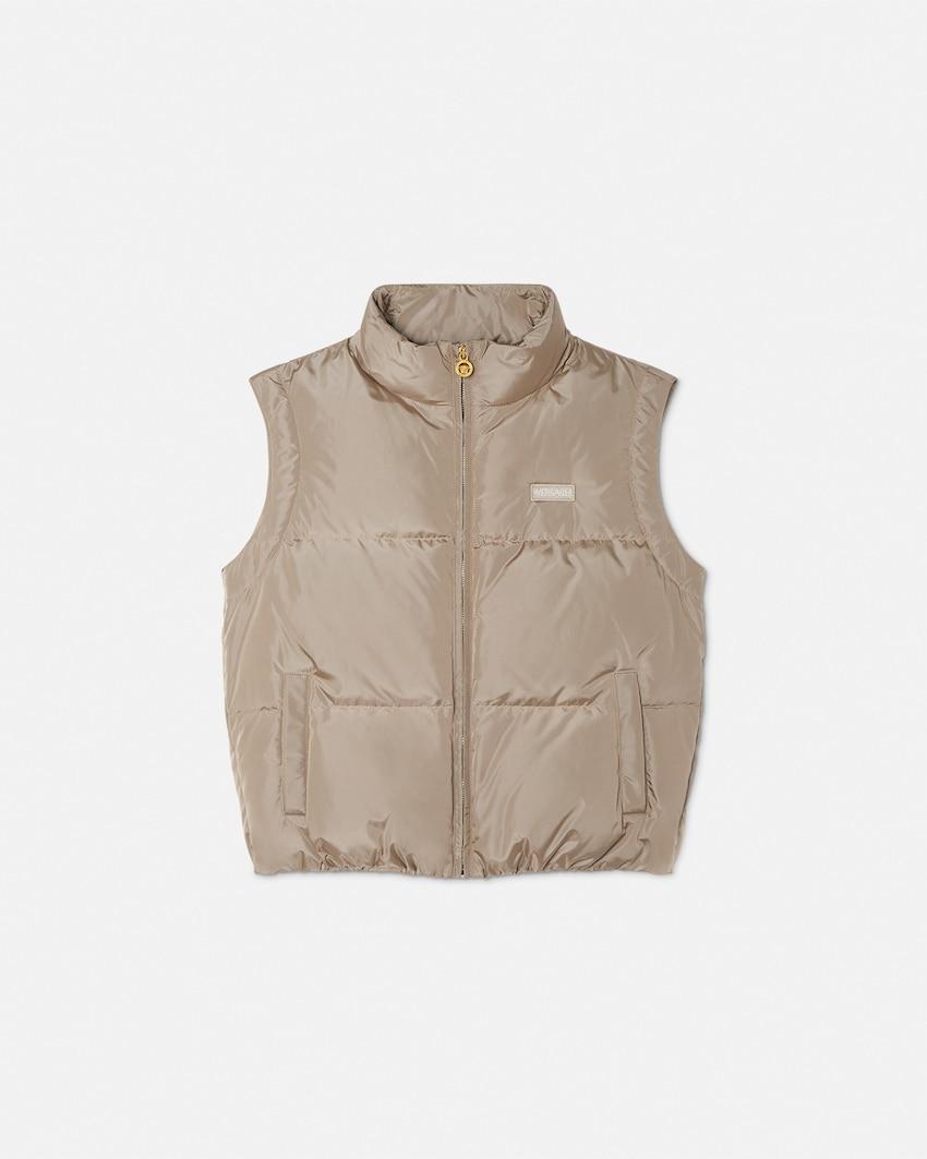 versace logo kids puffer vest by VERSACE