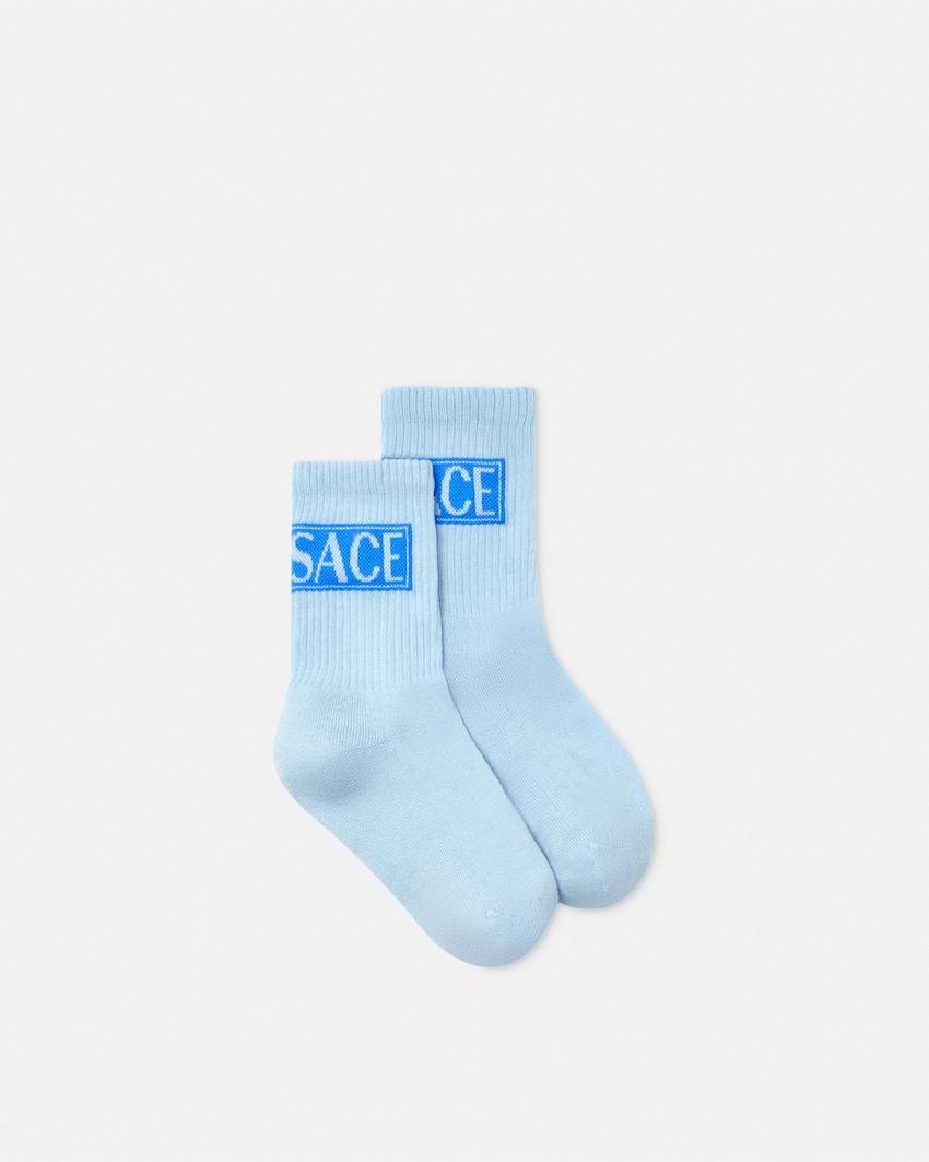 versace logo kids socks by VERSACE