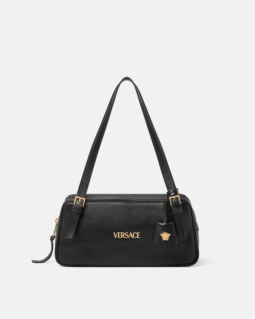 versace tag large nappa bowling bag by VERSACE