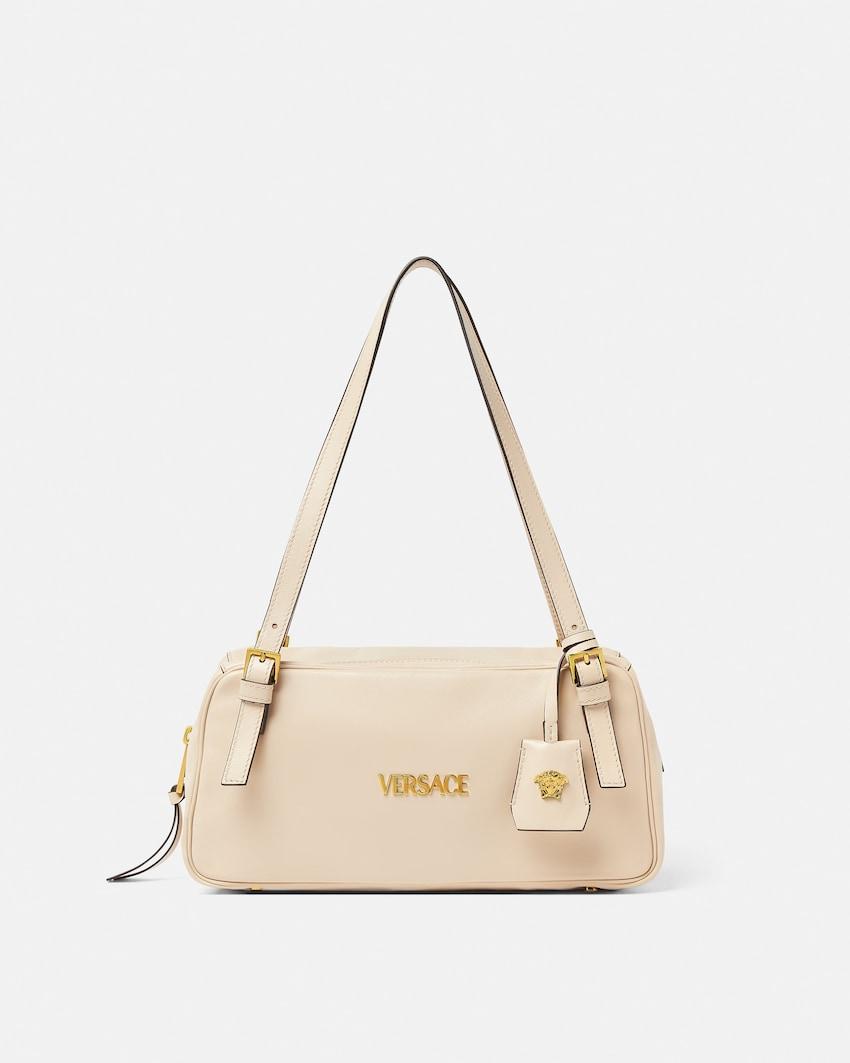versace tag large nappa bowling bag by VERSACE