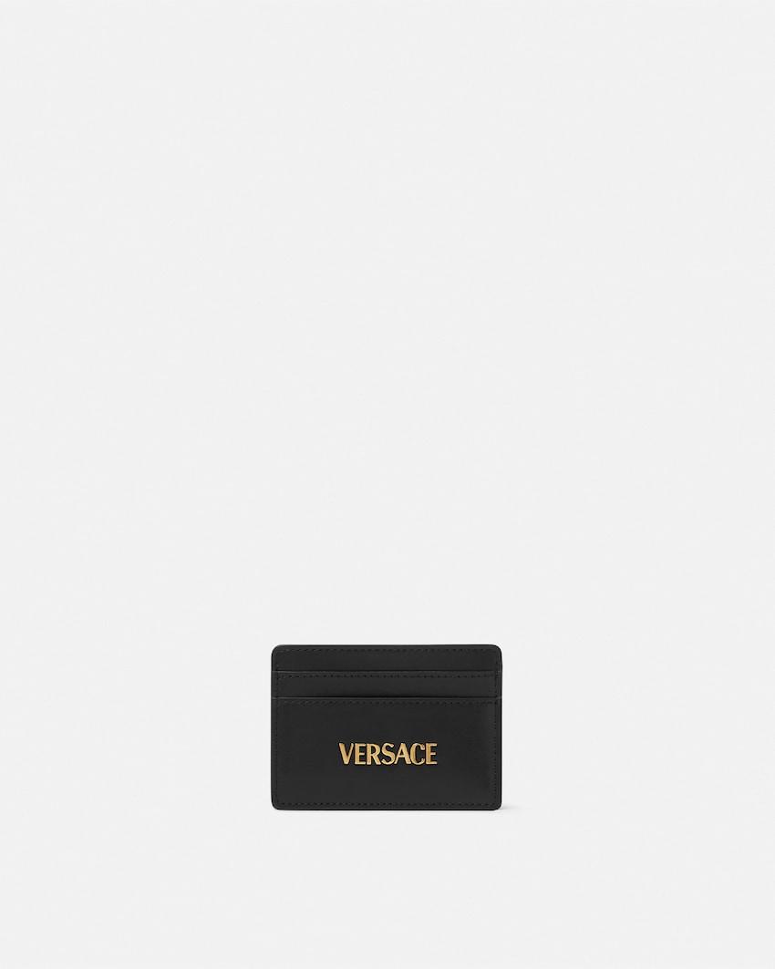 versace tag leather card holder by VERSACE