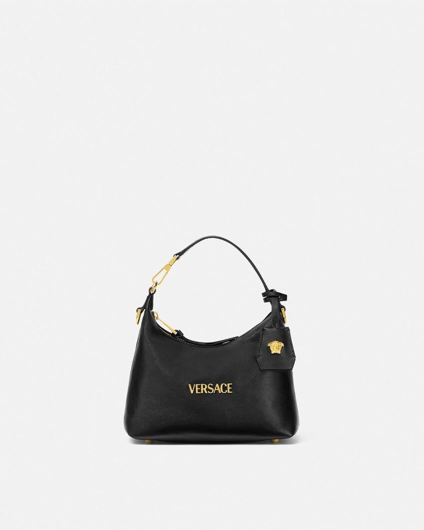 versace tag nappa hobo bag by VERSACE