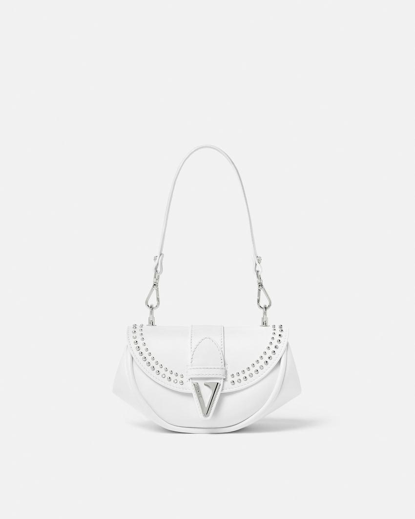 virtus embellished small shoulder bag by VERSACE