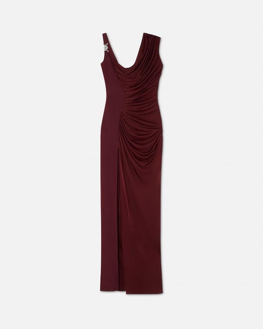 viscose liquid jersey draped gown by VERSACE