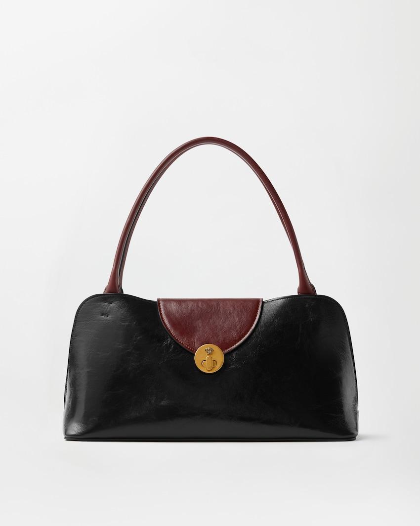 vivian leather eastwest shoulder bag by VERSACE