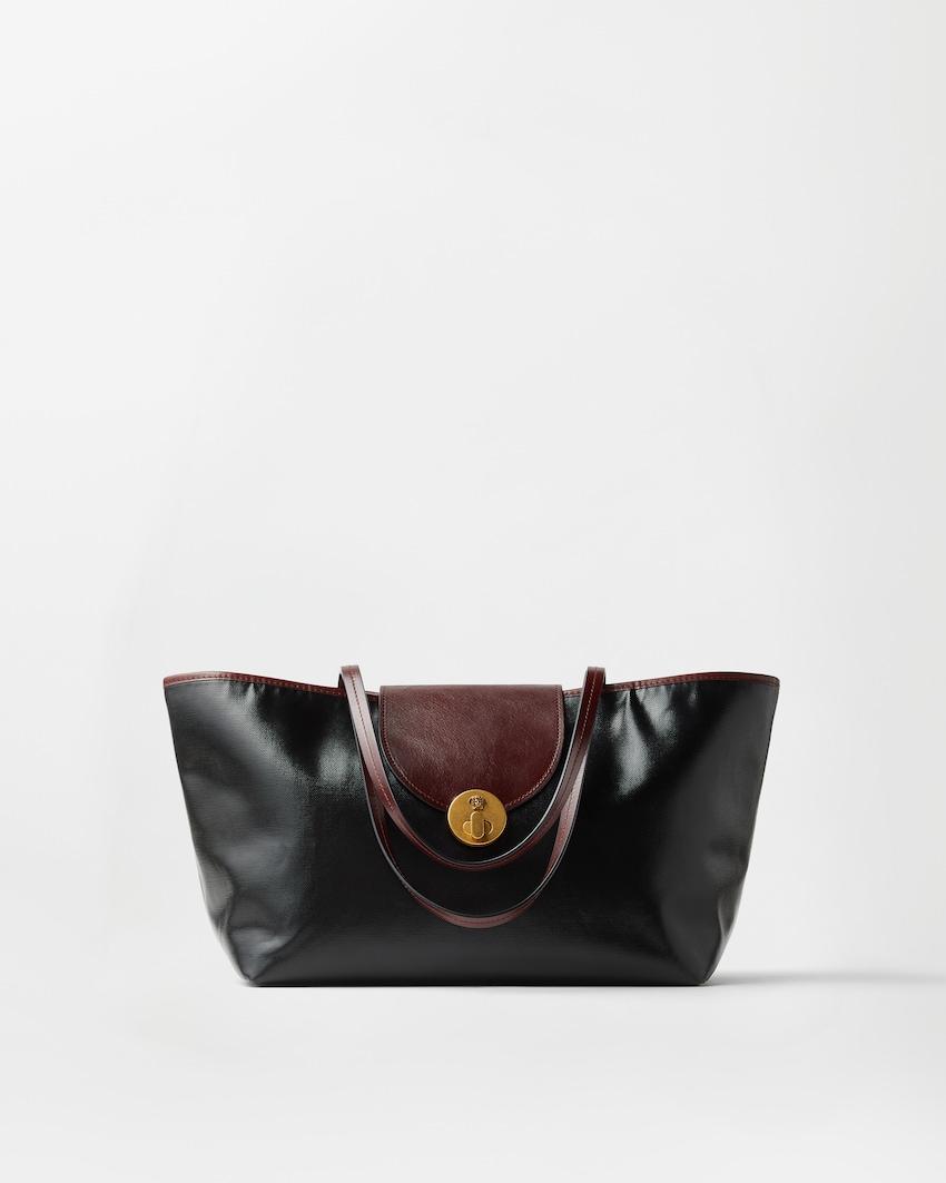 vivian small coated canvas tote by VERSACE