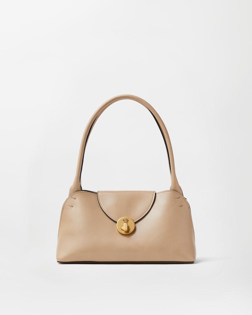 vivian small leather eastwest shoulder bag by VERSACE