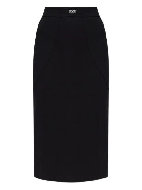 waistband-detail pencil skirt by VERSACE