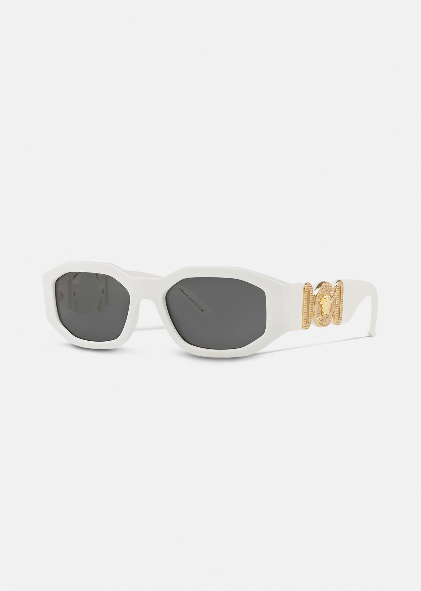 white medusa biggie sunglasses by VERSACE