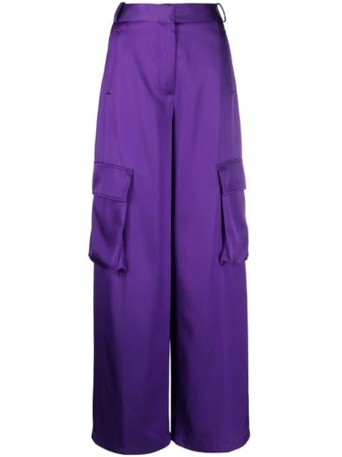 wide-leg cargo trousers by VERSACE