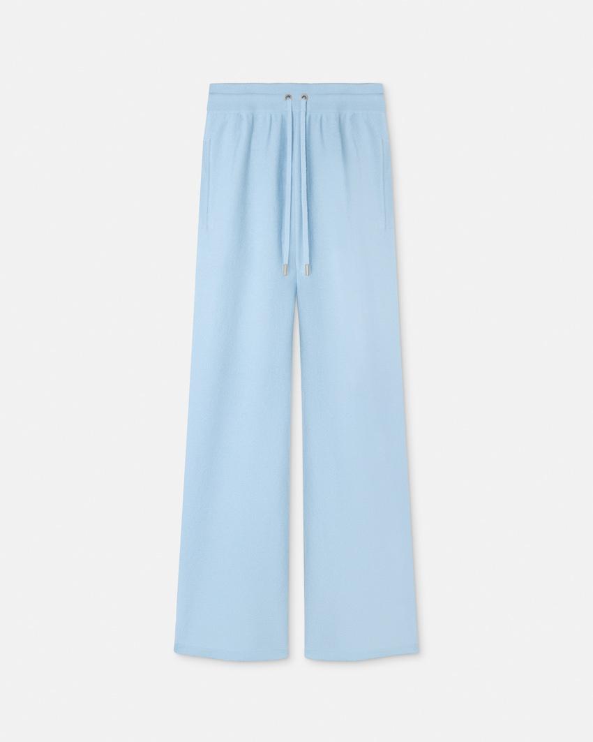 wool-blend flared towel pants by VERSACE