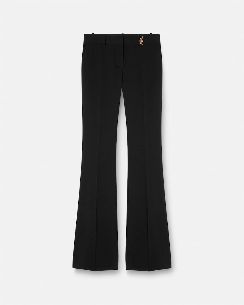 wool-blend formal pants by VERSACE