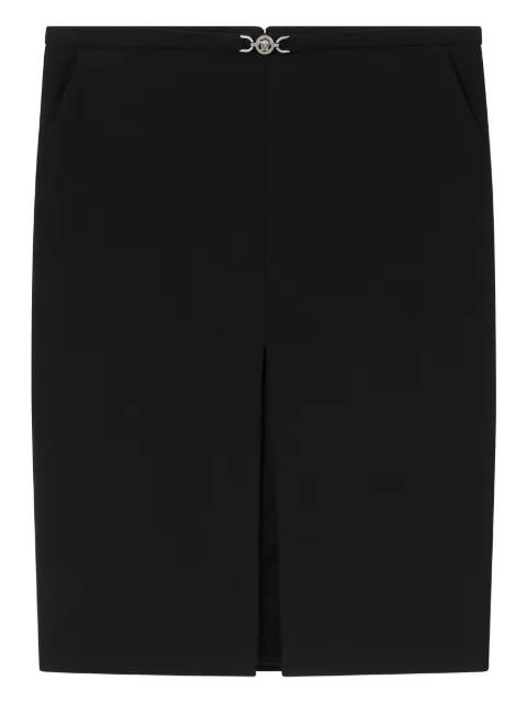 wool midi skirt by VERSACE