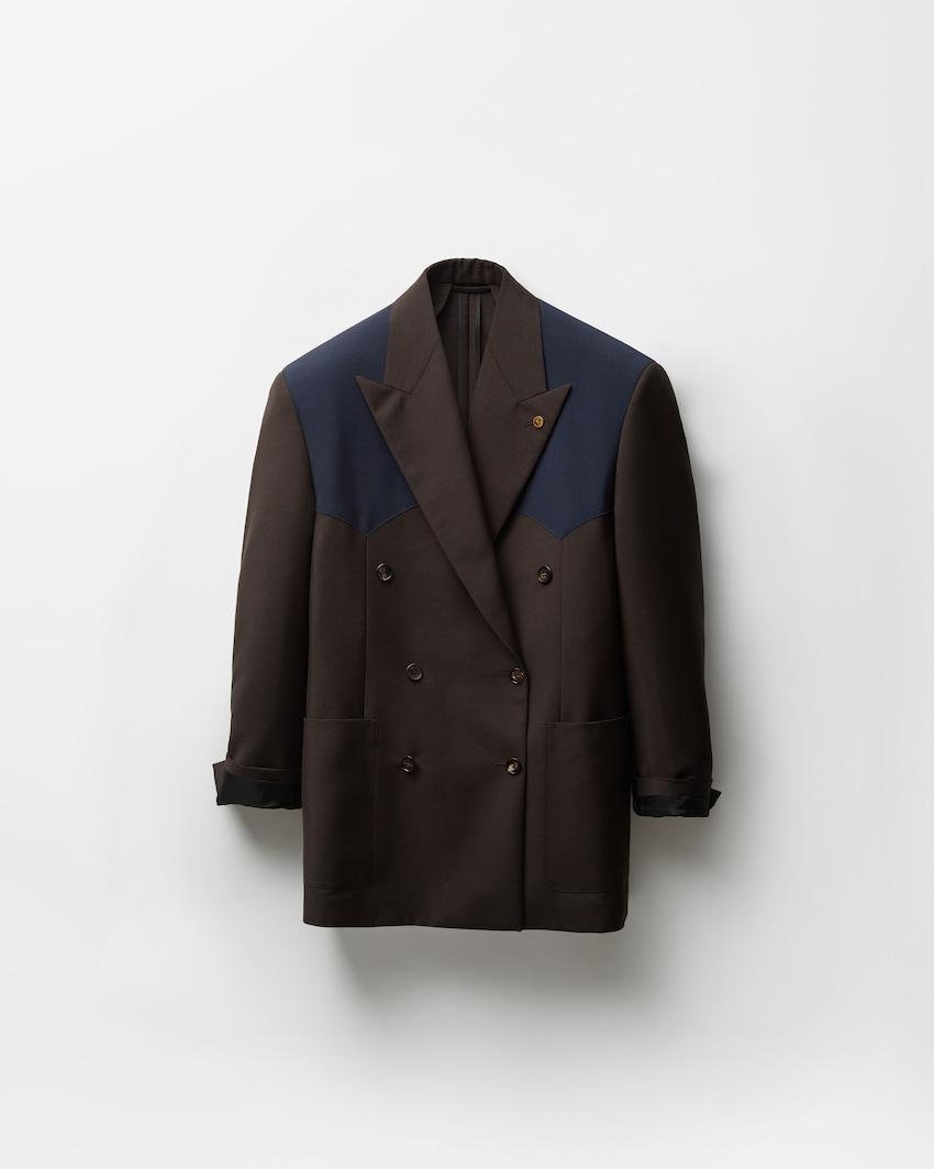 wool-mohair blazer by VERSACE