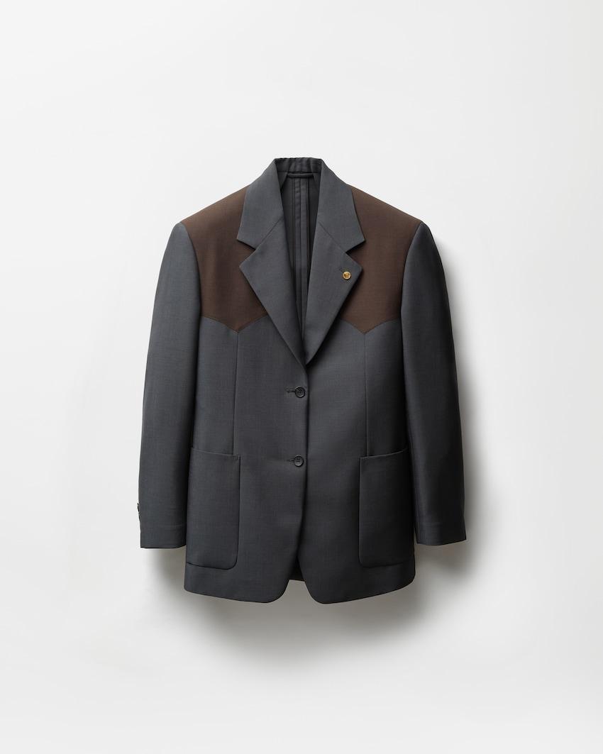 wool-mohair blazer by VERSACE