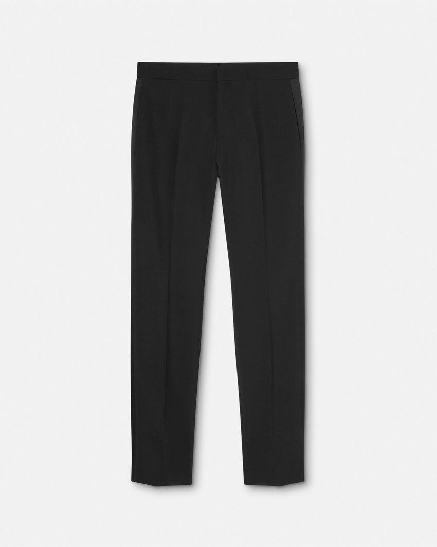 wool-mohair formal pants by VERSACE