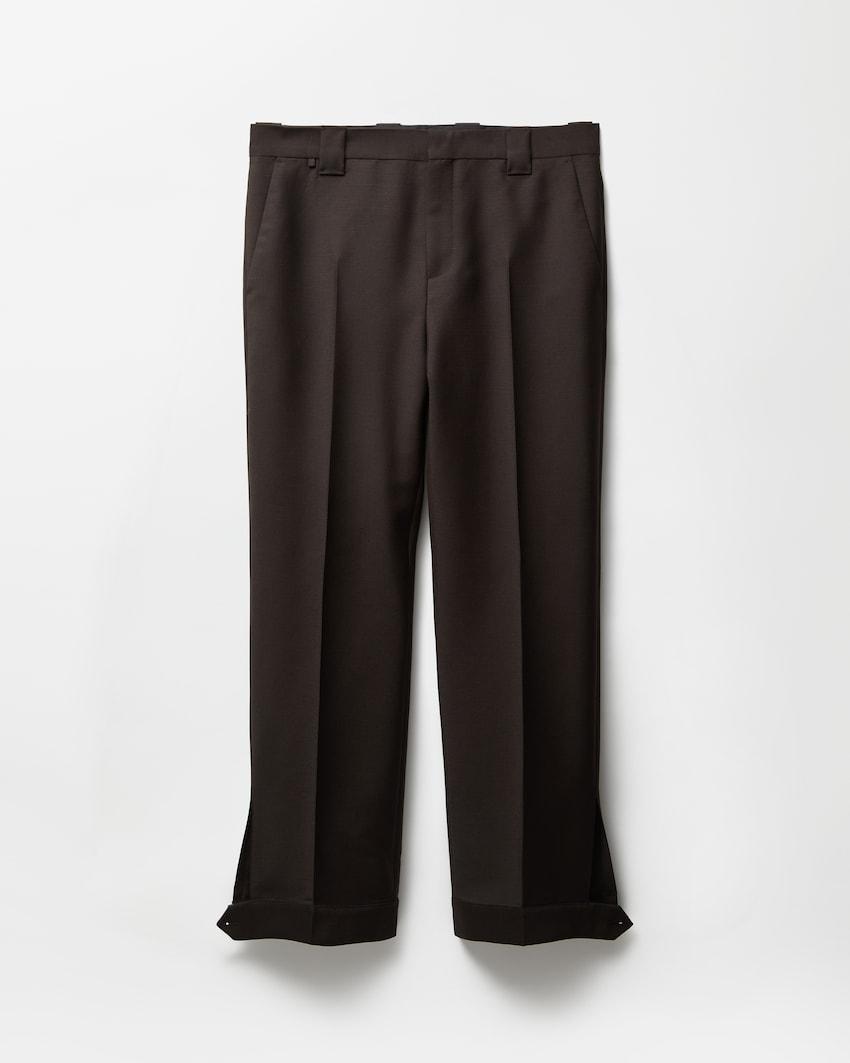 wool-mohair regular formal pants by VERSACE