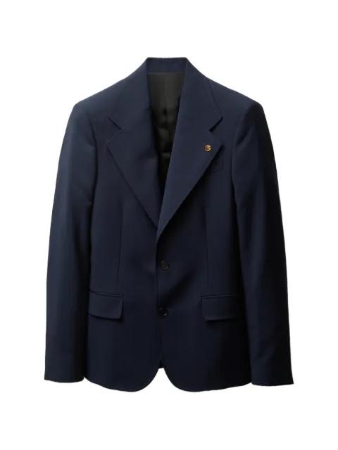 wool-mohair slim blazer by VERSACE