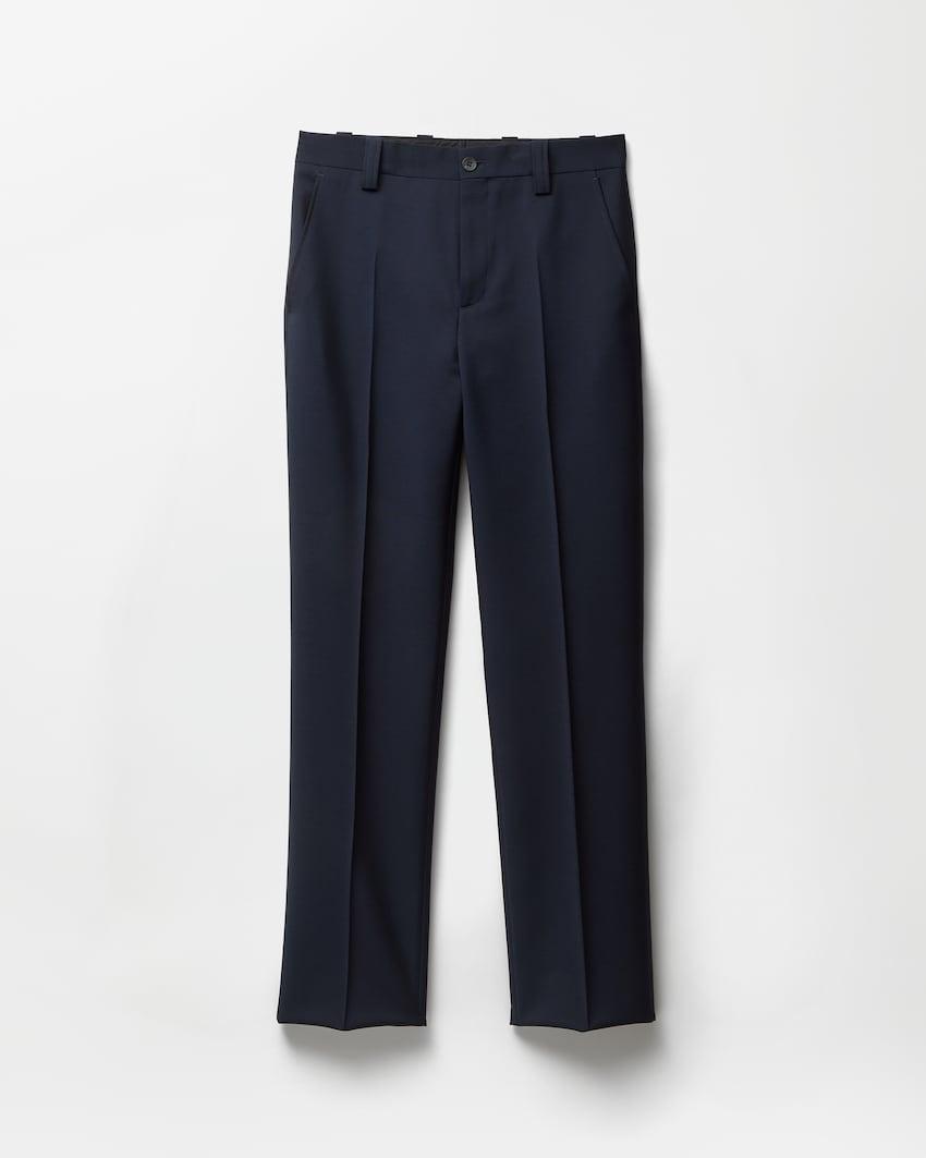 wool-mohair slim formal pants by VERSACE