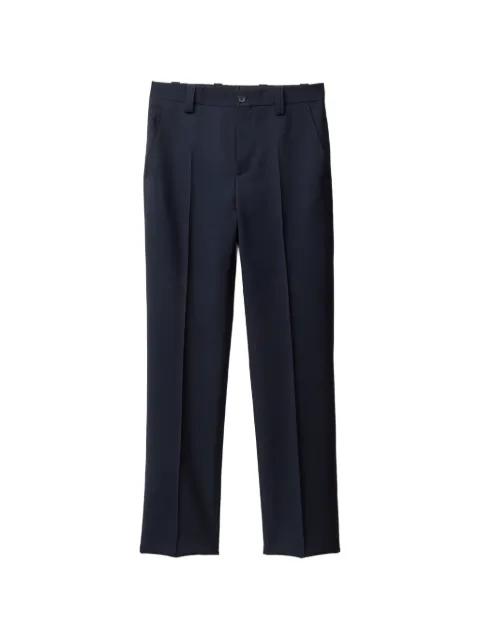 wool-mohair slim formal pants by VERSACE