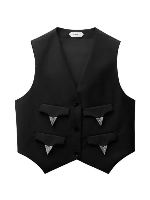 wool mohair vest by VERSACE