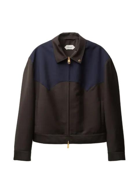 wool-mohair zip blouson by VERSACE