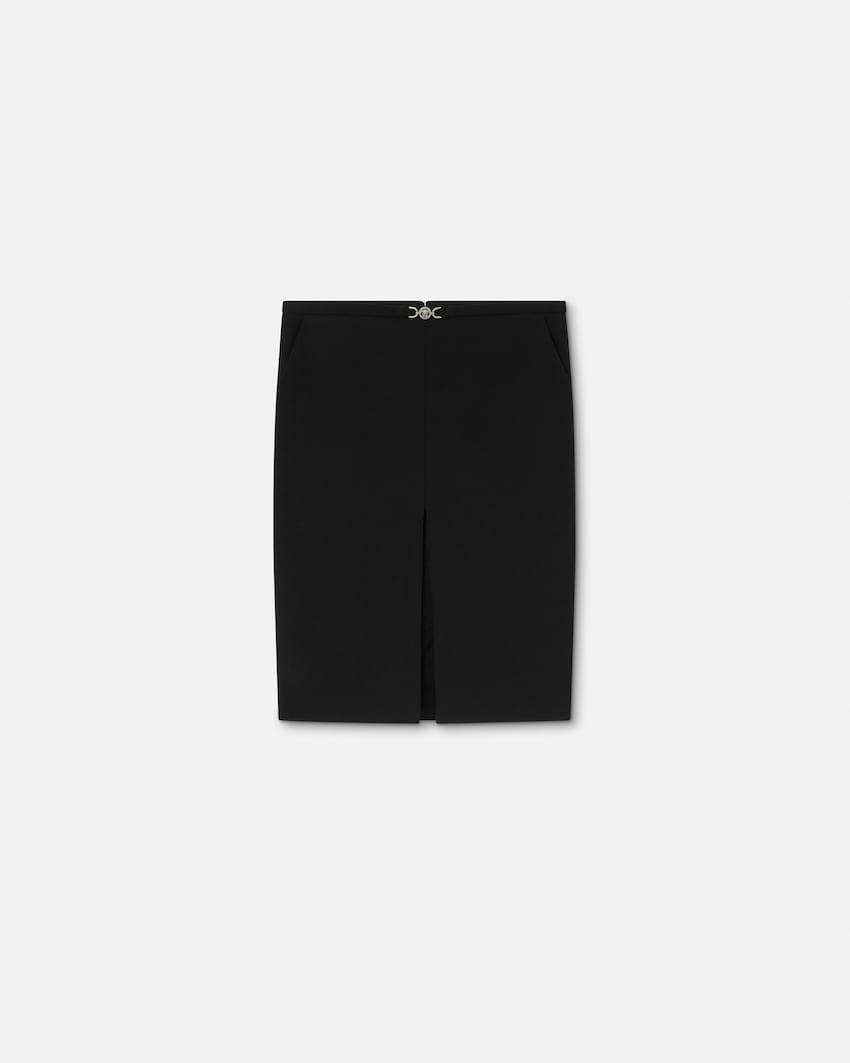 wool pencil midi skirt by VERSACE