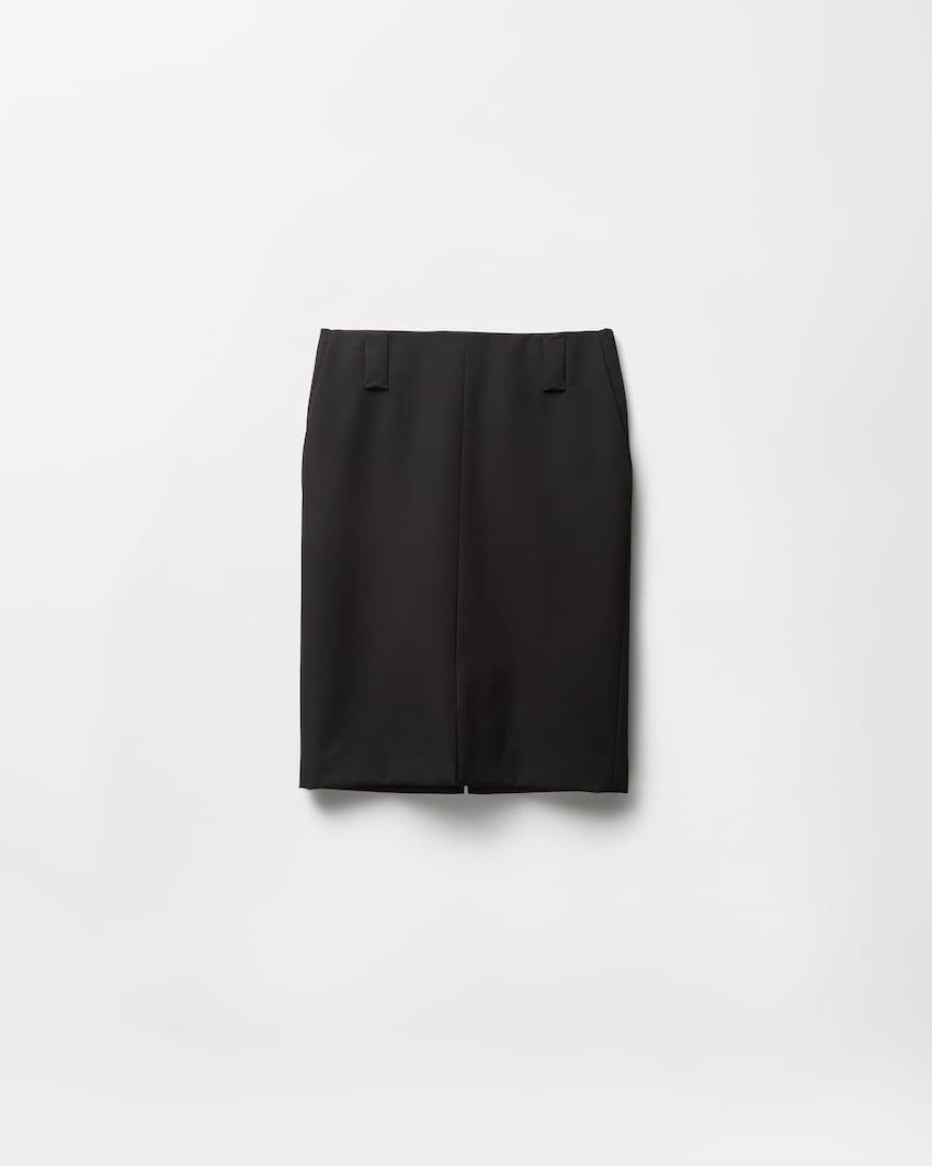 wool pencil skirt by VERSACE