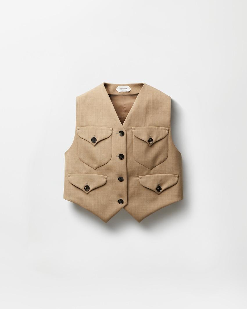 wool vest by VERSACE