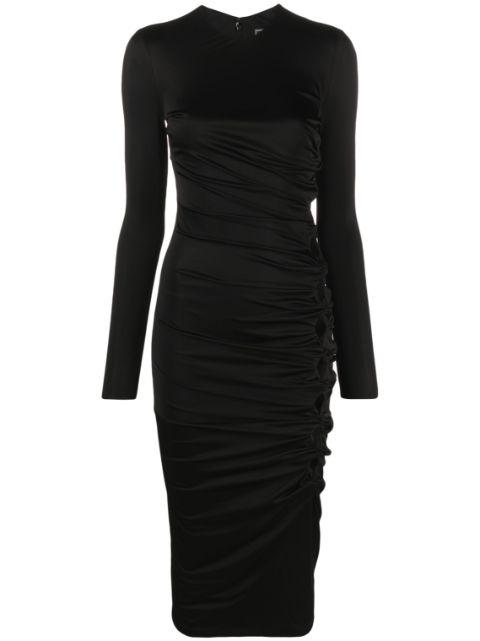 x Dua Lipa cut-out midi dress by VERSACE
