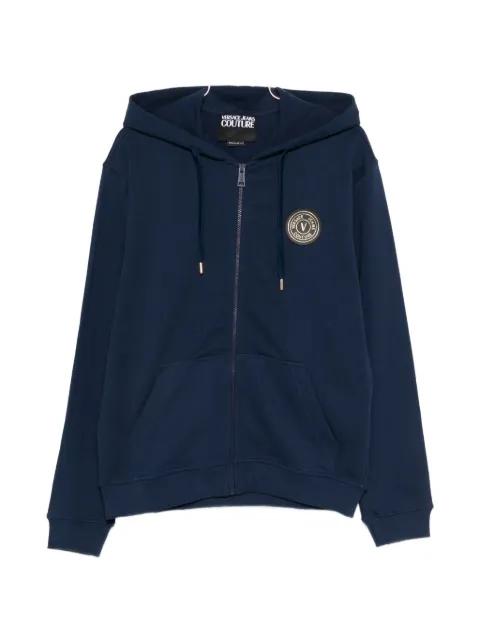 zip-fastening hoodie by VERSACE