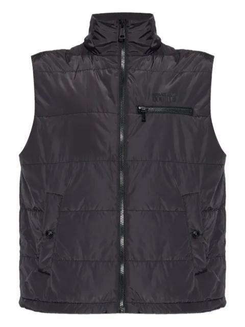 zip-up quilted gilet by VERSACE
