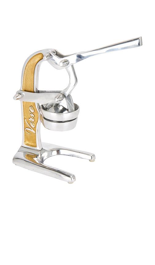 Verve Culture Small Citrus Juicer in Metallic SIlver by VERVE CULTURE