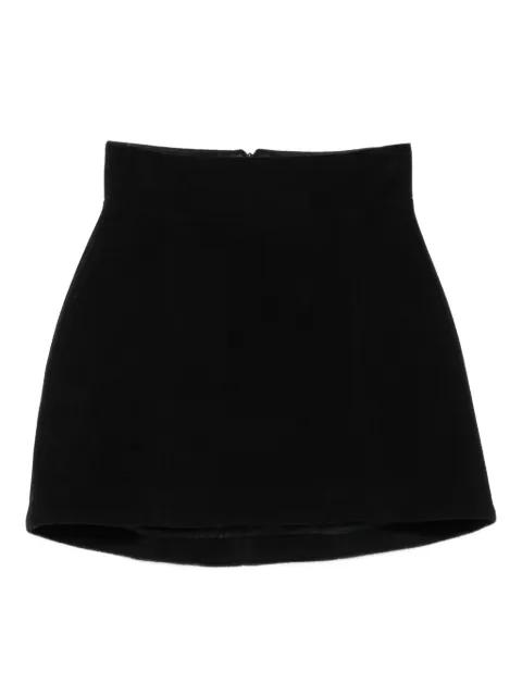 black mini skirt by VESTIAIRE D'UN OISEAU LIBRE