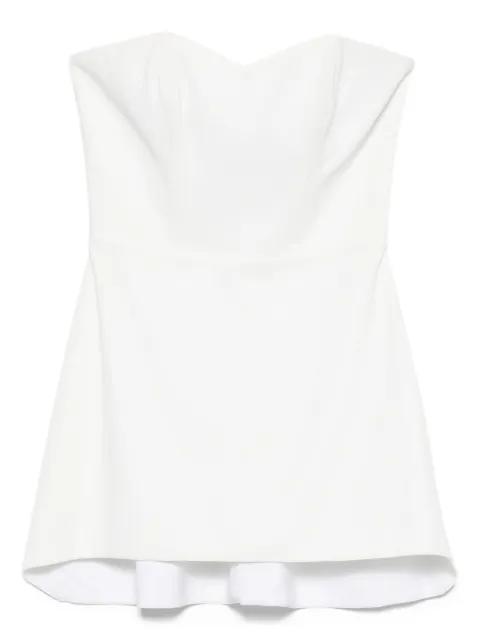 corset-detail mini dress by VESTIAIRE D'UN OISEAU LIBRE