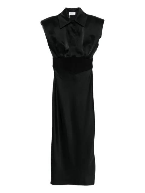 corset wool dress by VESTIAIRE D'UN OISEAU LIBRE