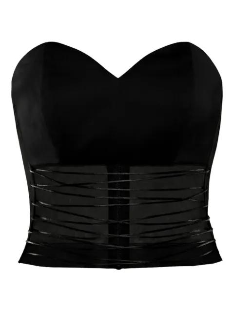 lace-up corset by VESTIAIRE D'UN OISEAU LIBRE