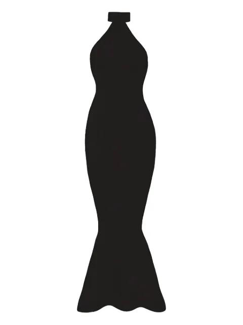 open-back midi dress by VESTIAIRE D'UN OISEAU LIBRE