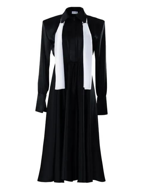 ring scarf dress by VESTIAIRE D'UN OISEAU LIBRE